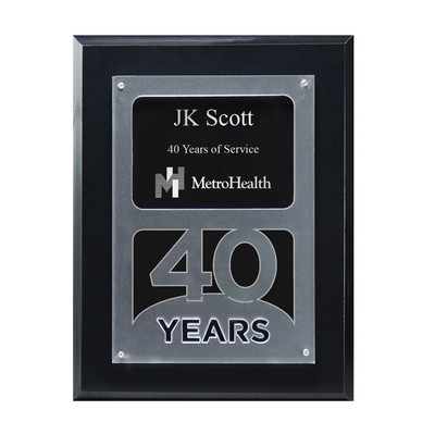 40 Year Anniversary Achievement Plaque