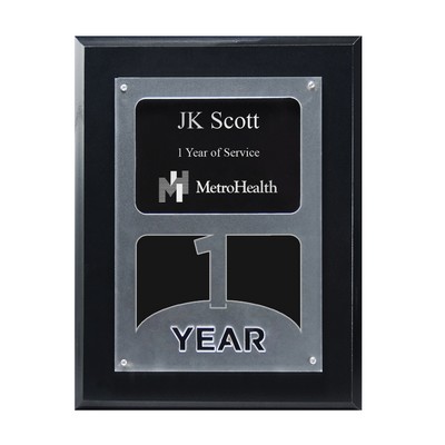 1 Year Anniversary Achievement Plaque