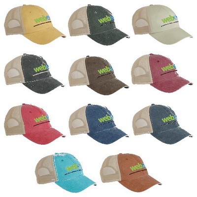 Sportsman SP510 Pigment Dyed Trucker Cap