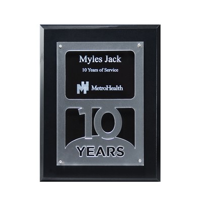 10 Year Anniversary Achievement Plaque